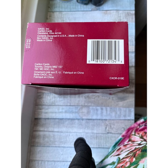 Carlton cards Christmas ornament - baby’s first Christmas 2021 - with box - Picture 3 of 8